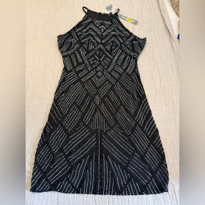 Giani Bini Black Beaded Dress